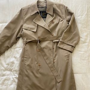 London Fog Womens Trench Coat with Wool lining